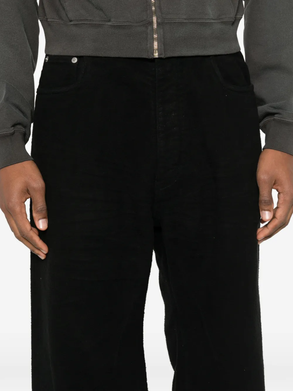 Rick Owens DRKSHDW Broek met vijf zakken Zwart