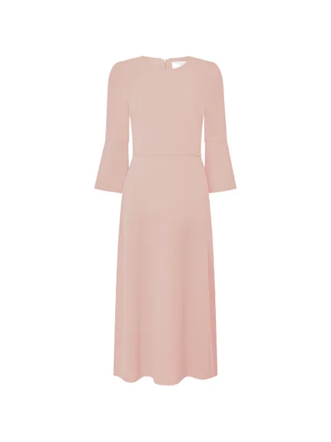 JANE Riley bell-sleeve midi dress