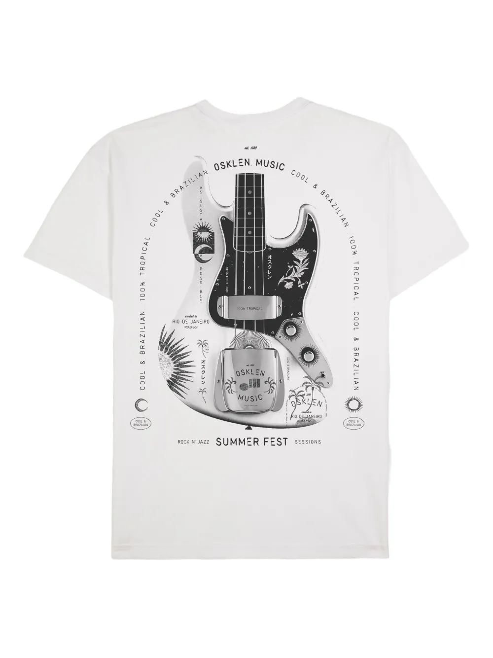 Osklen Trace Bass T-shirt - Wit