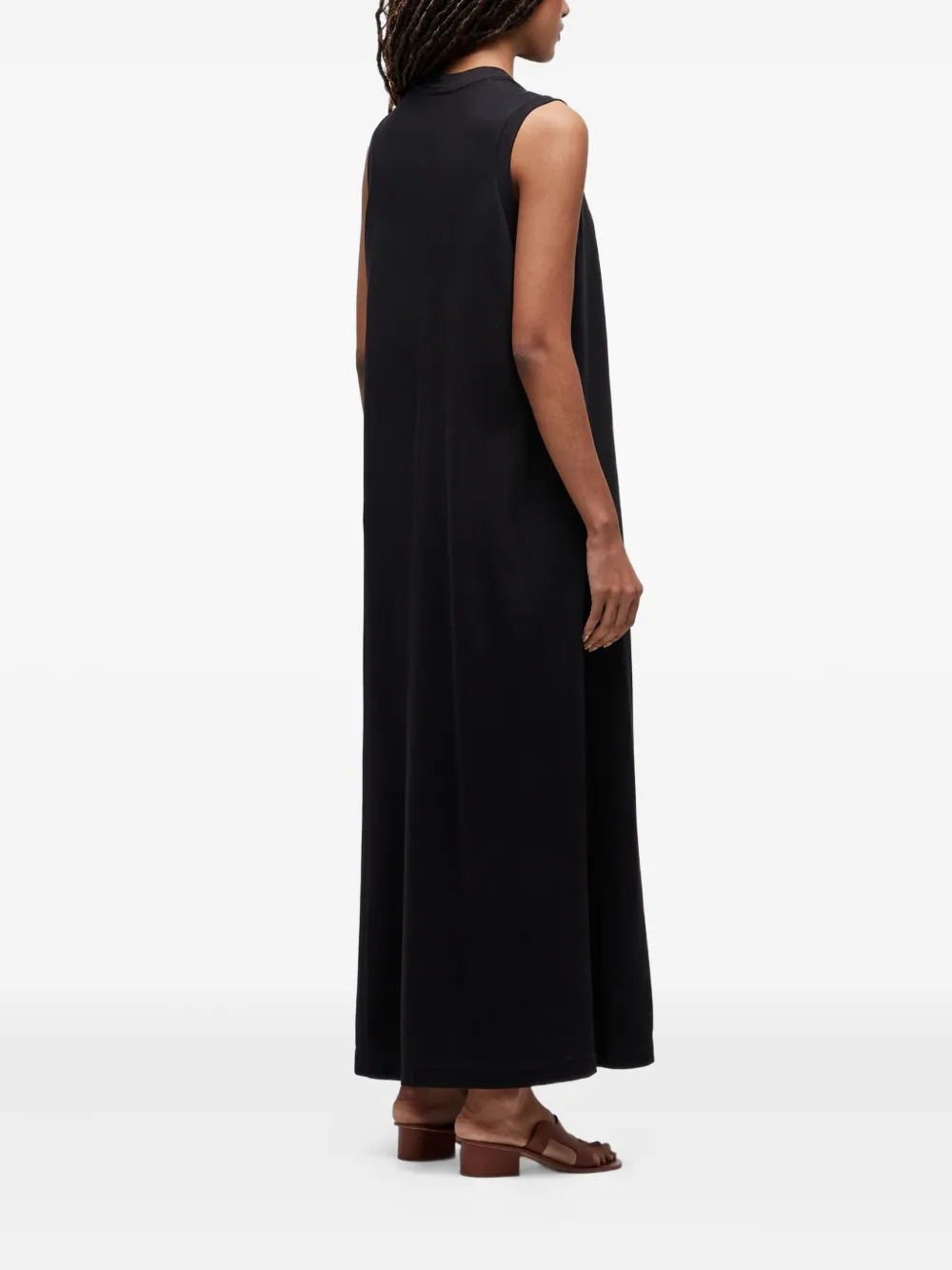 Osklen Mouwloze midi-jurk Zwart