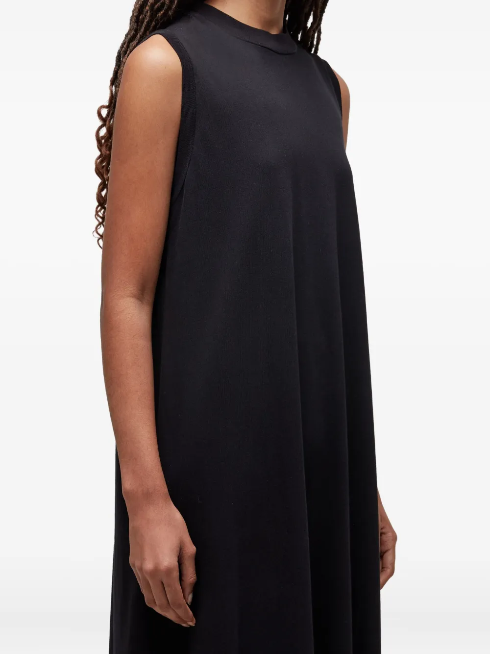 Osklen Mouwloze midi-jurk Zwart