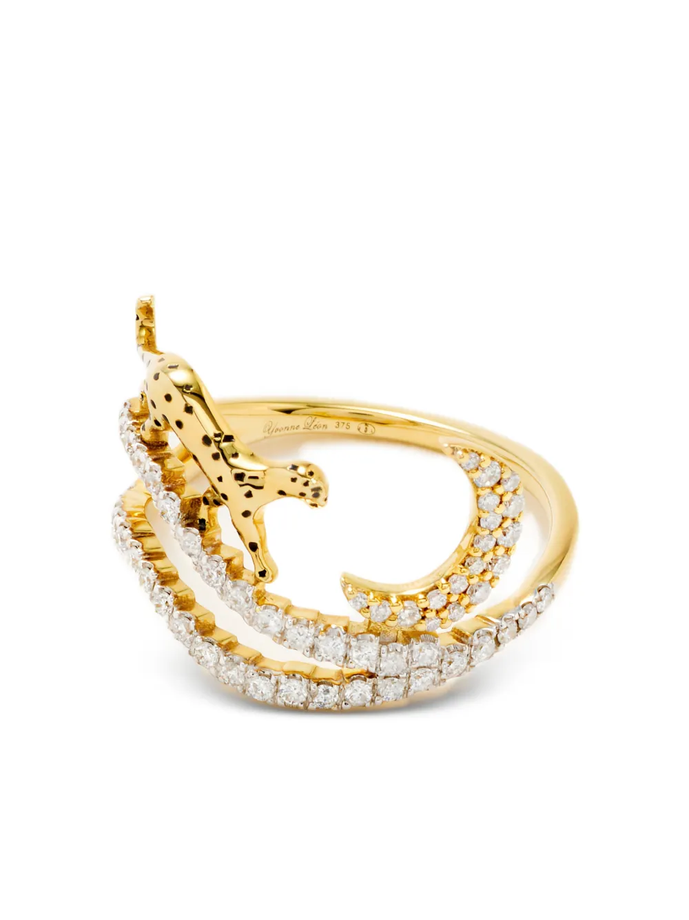 Yvonne Léon Anello Dream con diamanti - Oro