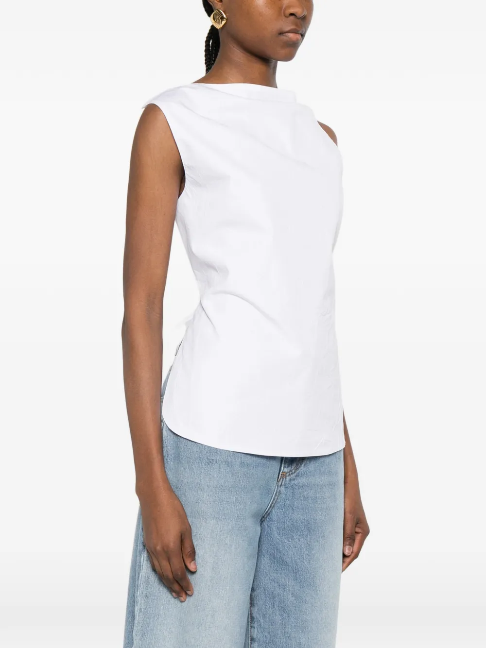  Róhe Top Con Espalda Descubierta - Blanco 