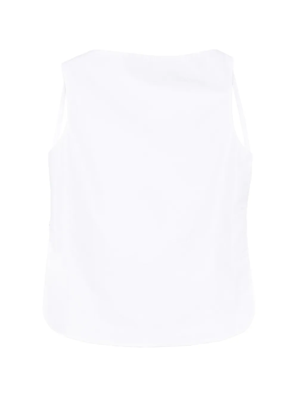 Róhe open-back crushed top - Bianco