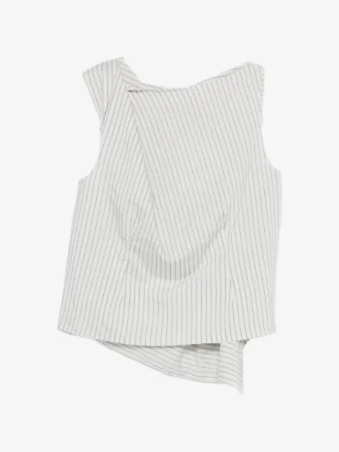 Róhe blusa drapeada con motivo de rayas