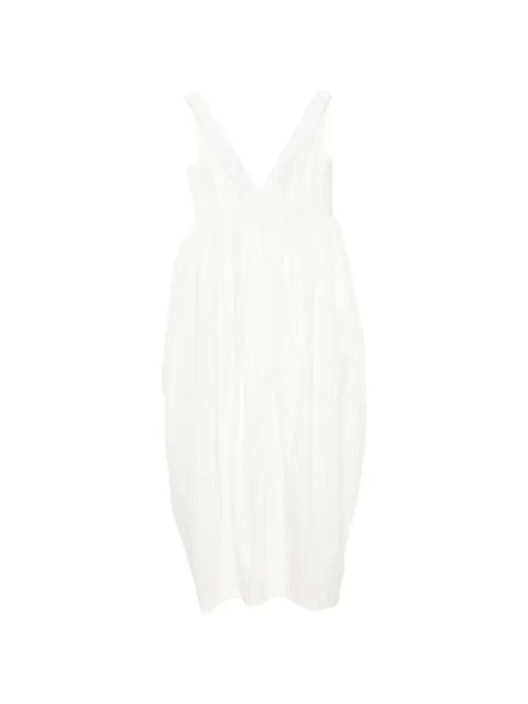 Róhe sculptural textured maxi dress