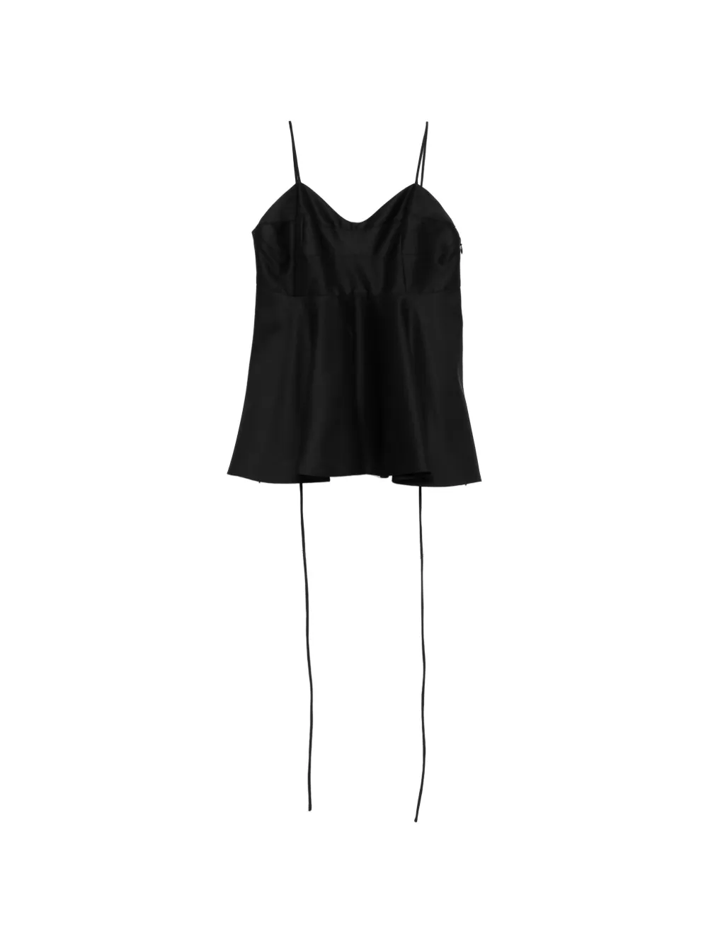 Róhe bustier peplum top - Nero