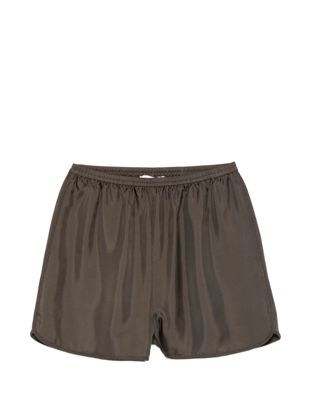 Róhe silk shorts - Marrone