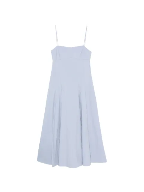 St. Agni pleated cotton dress