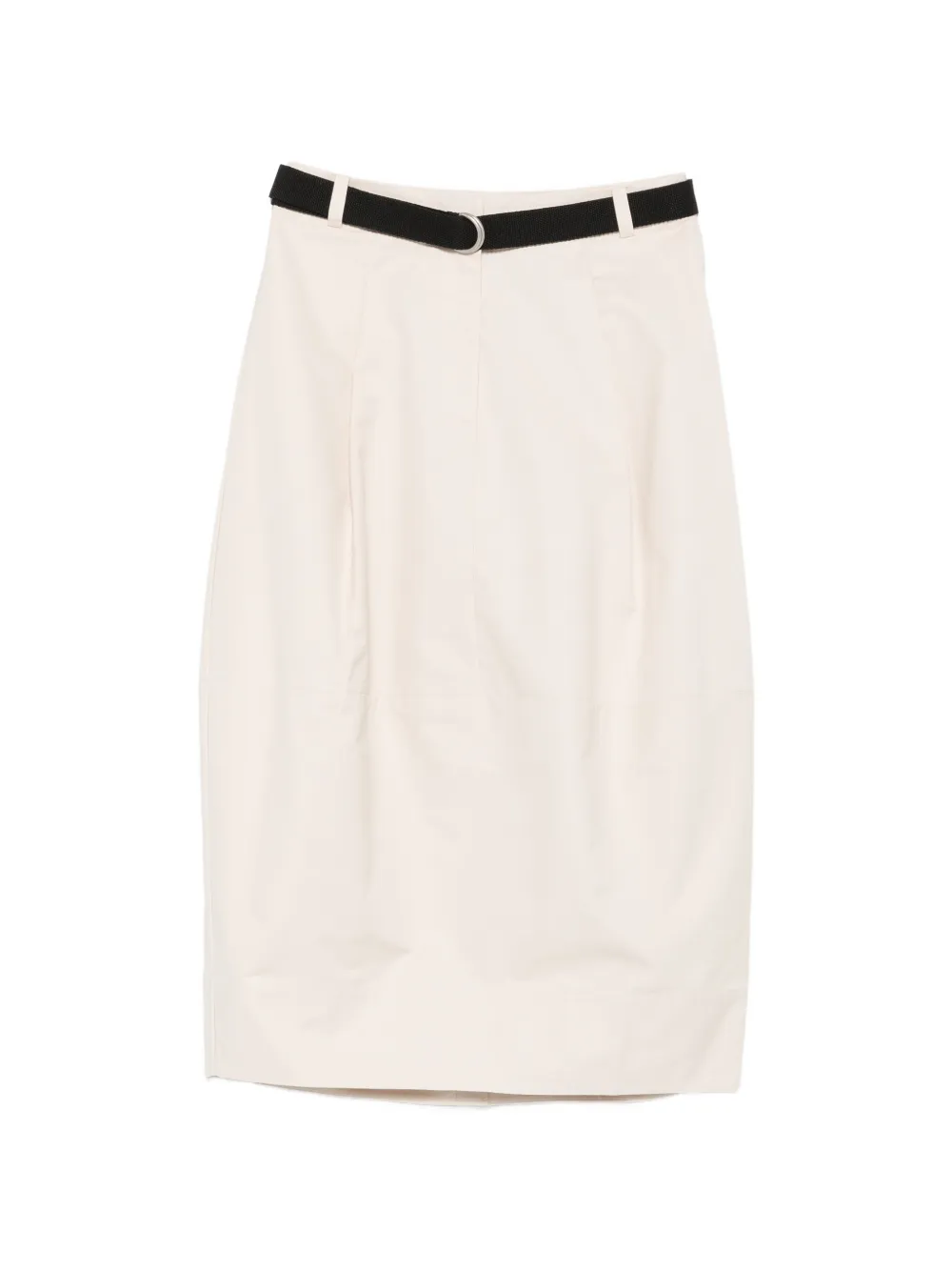 St. Agni pleated cocoon skirt - Nude