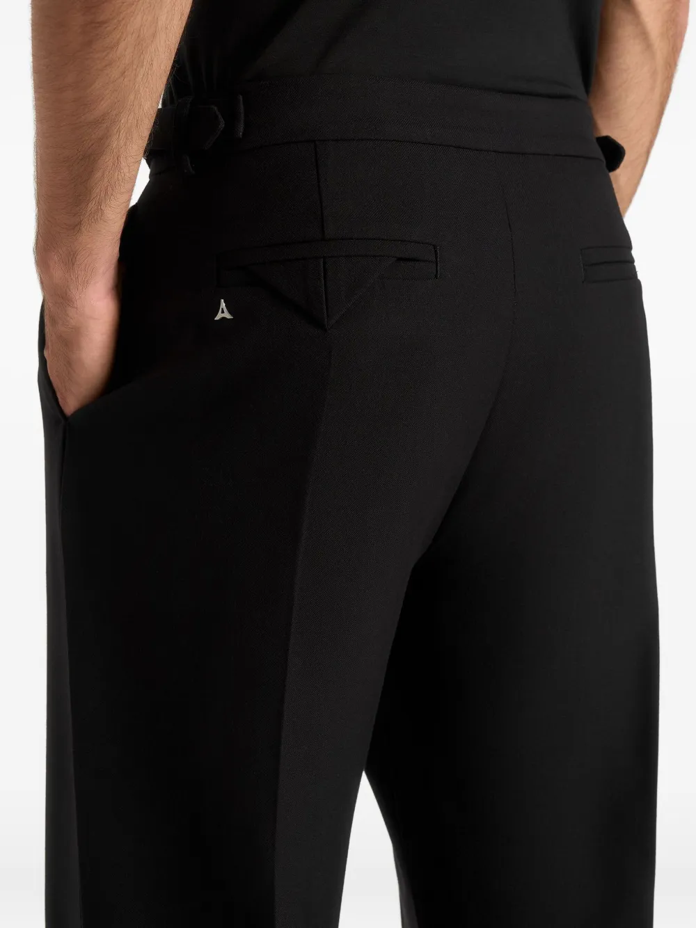 Manière De Voir Pierre pantalon met plooien Zwart
