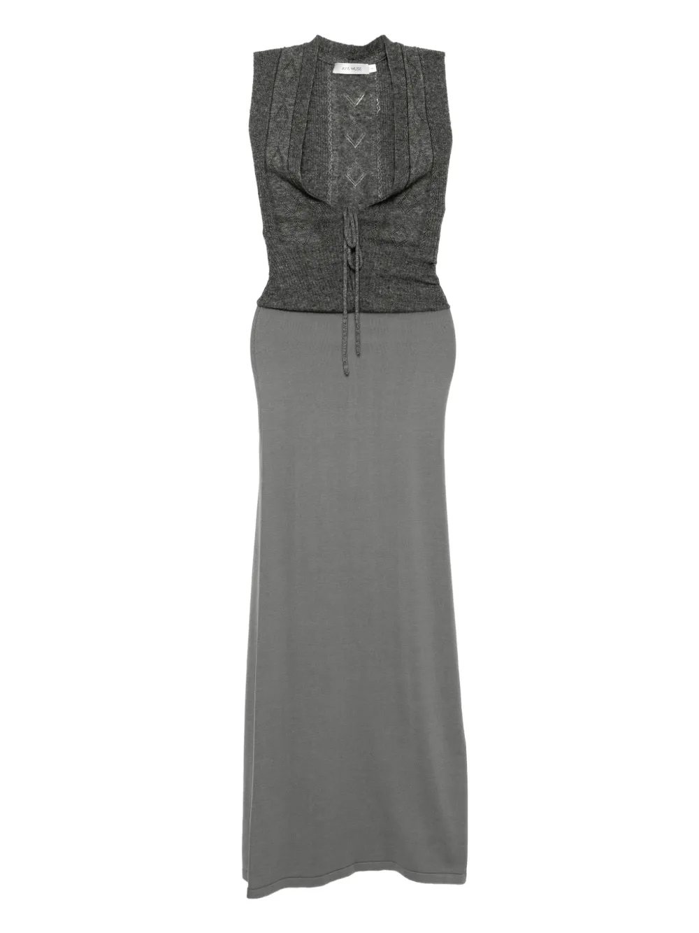 Aya Muse Caius maxi dress - Grigio