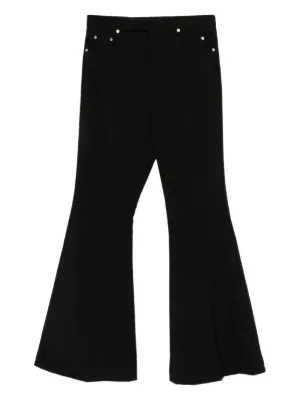 Rick Owens Bolan ブーツカットパンツ | ブラック | FARFETCH JP