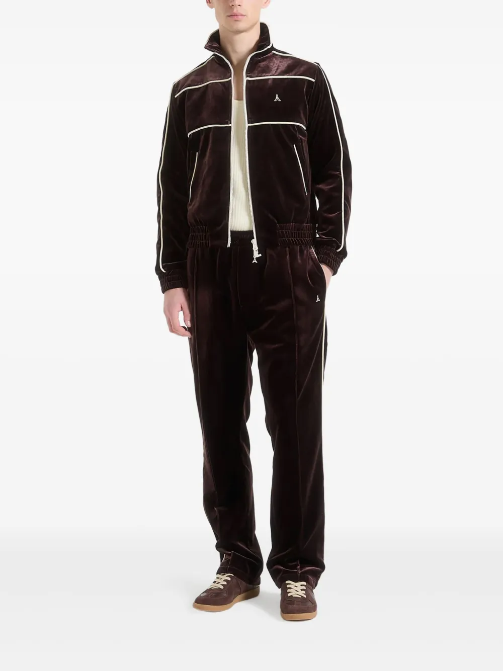 Manière De Voir Eiffel velour track pants | Sweatpants | Image 2