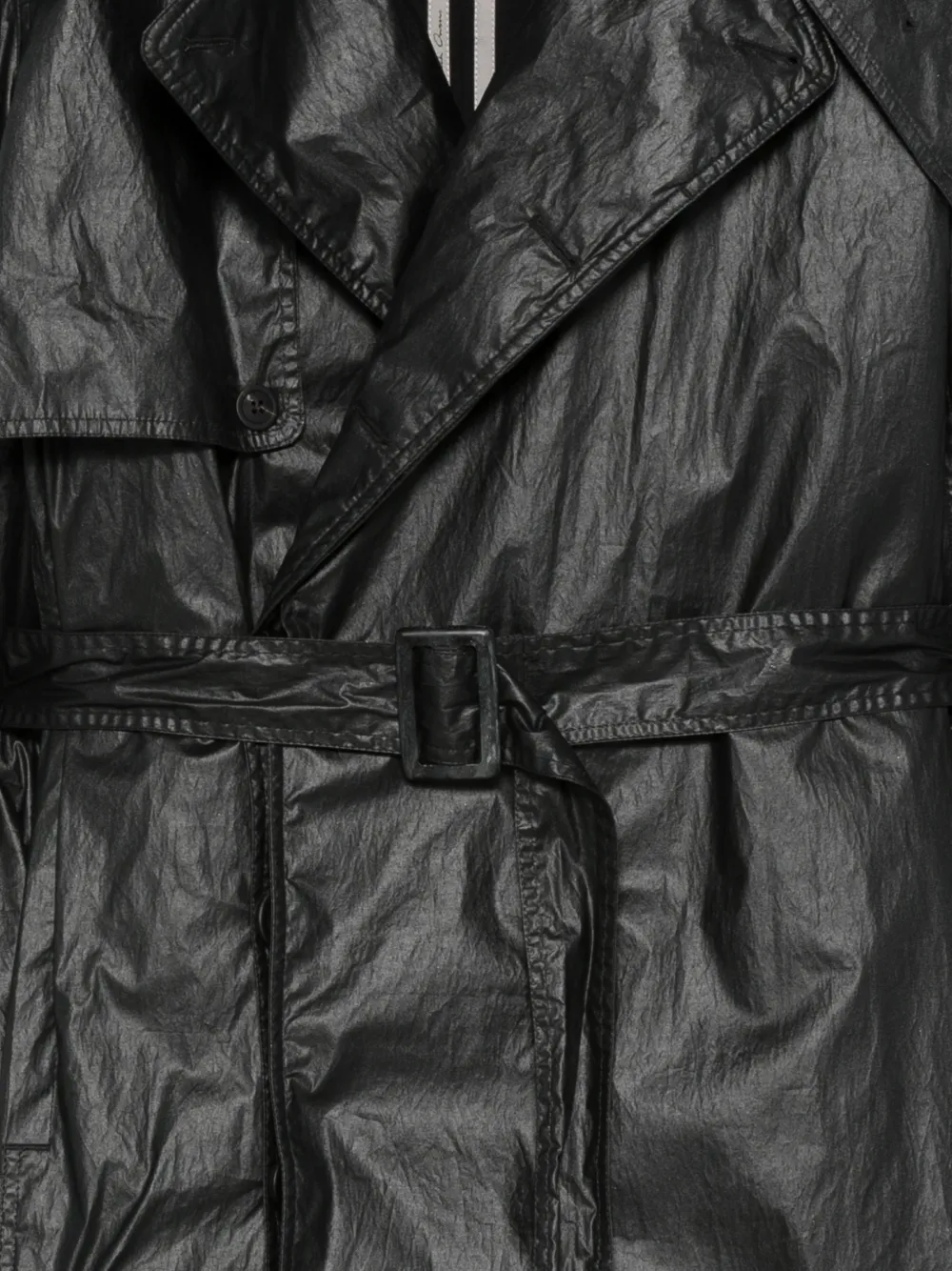 Rick Owens Jas met ceintuur Zwart