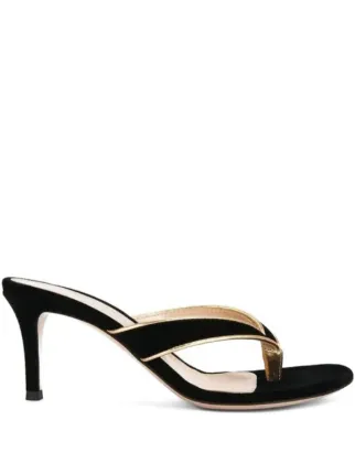 Gianvito Rossi スティレットヒール ミュール | ブラック | FARFETCH JP