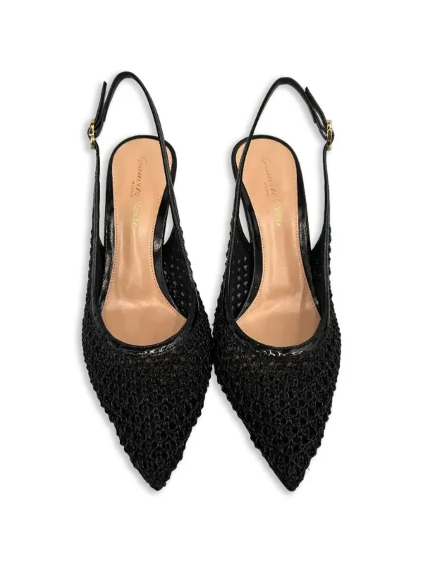 Gianvito Rossi スリングバック パンプス | ブラック | FARFETCH JP