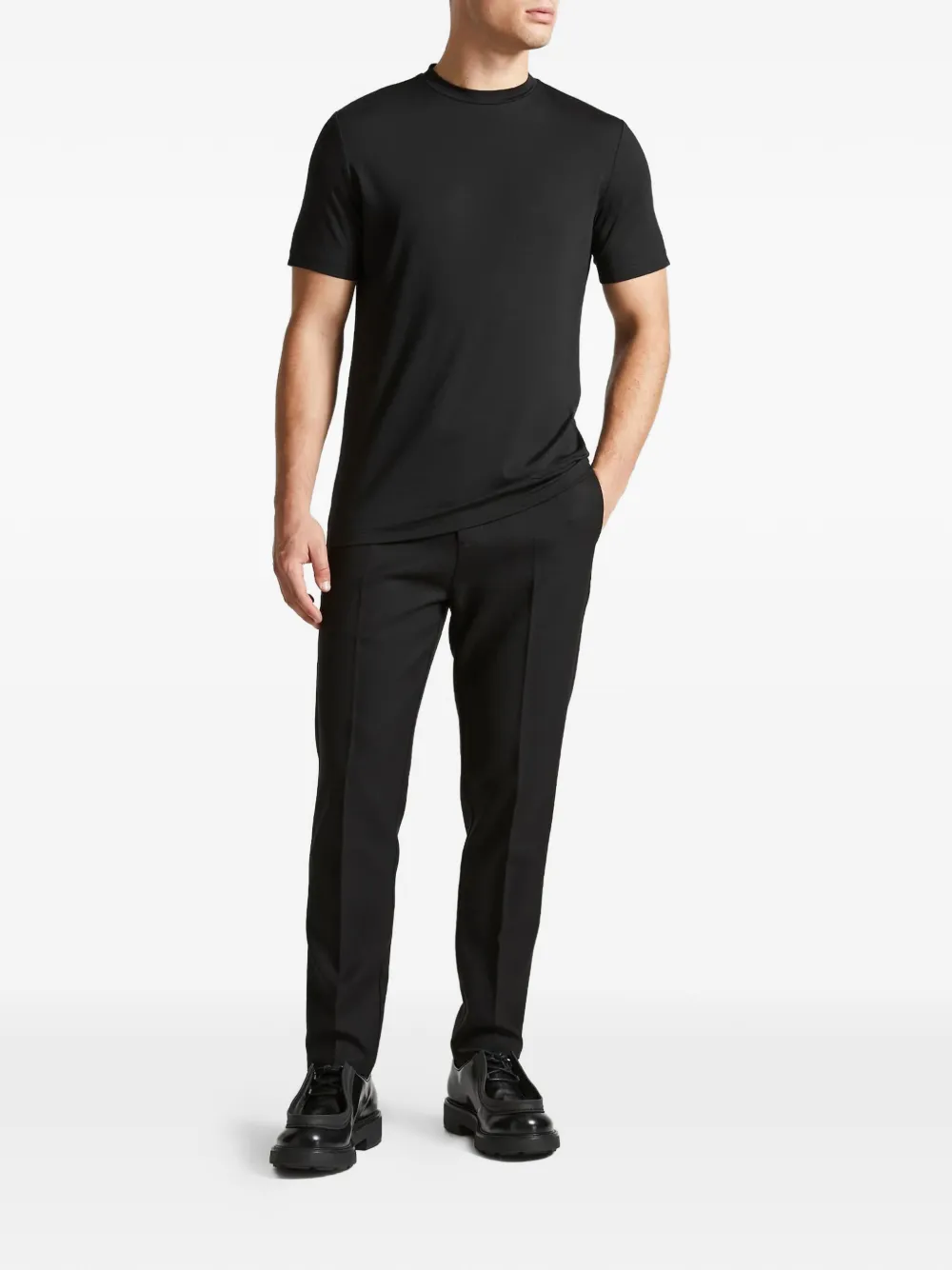 Manière De Voir Luxe crew-neck T-shirt pack (pack of three) - Zwart