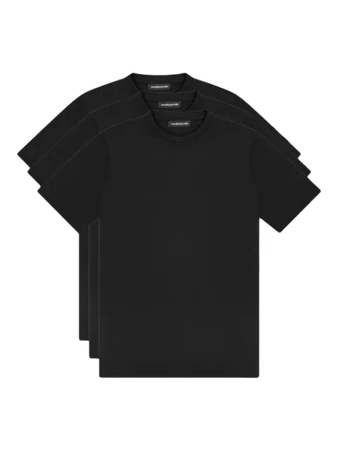 Manière De Voir slim-fit black T-Shirt set (set of three)