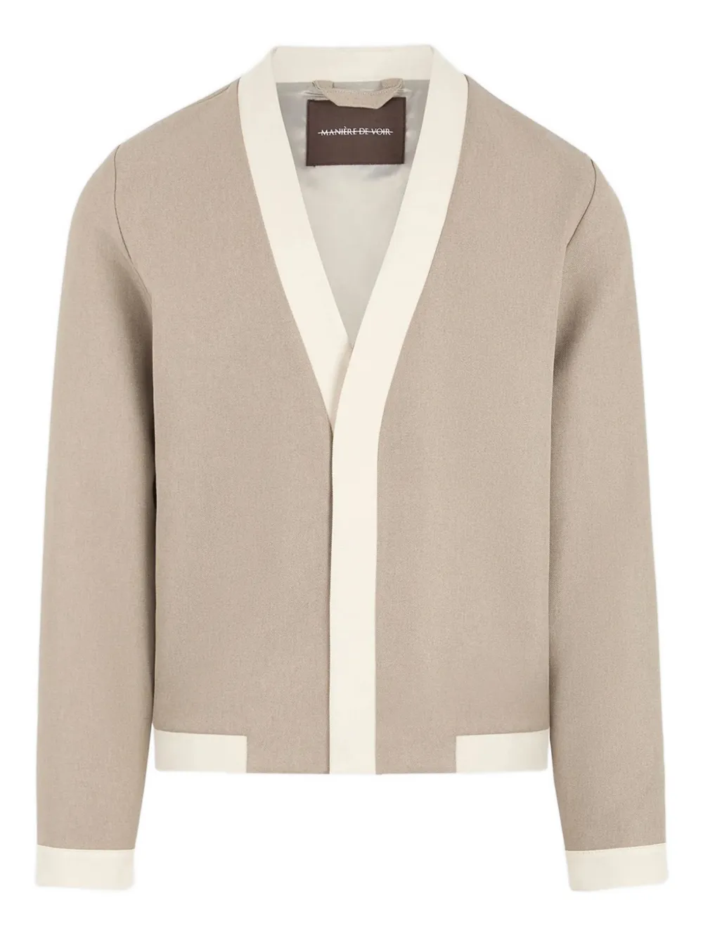 Manière De Voir Clovis eiffel-plaque cardigan | Neutrals | Image 1