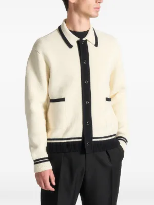 Julien button combed cotton knit cardigan 2