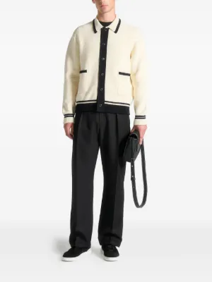 Julien button combed cotton knit cardigan 3