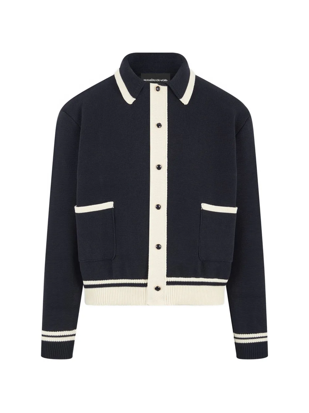Manière De Voir Julien buttoned cardigan - Blu