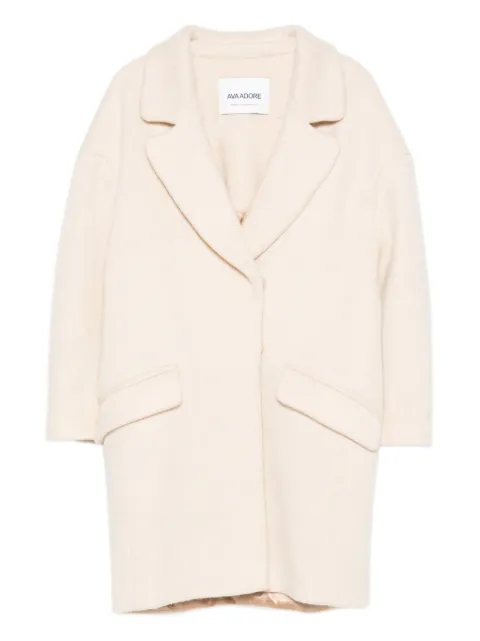 Ava Adore flap-pocket single-breasted coat 