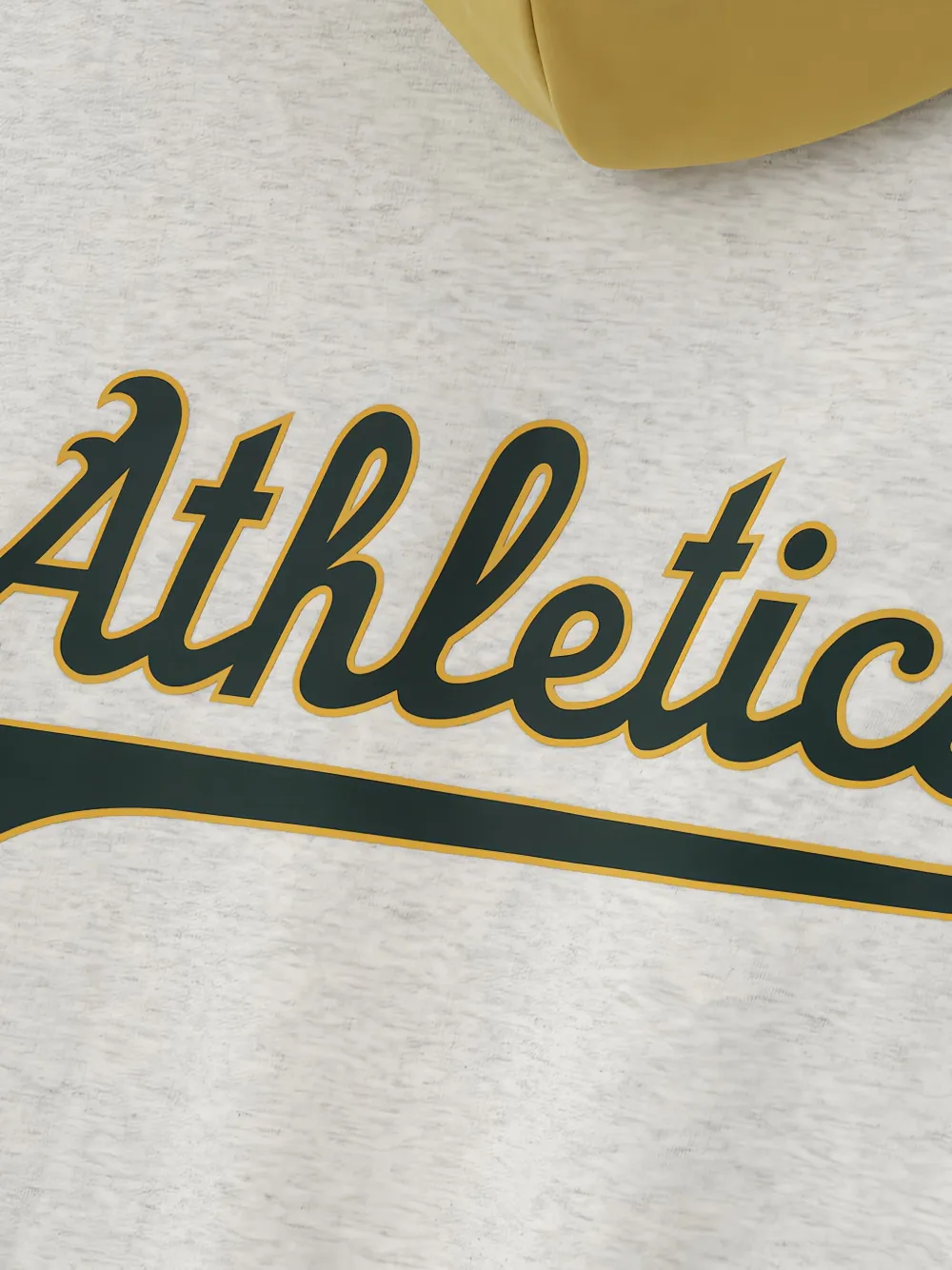 FEAR OF GOD ESSENTIALS x MLB Athletics hoodie met logo Grijs