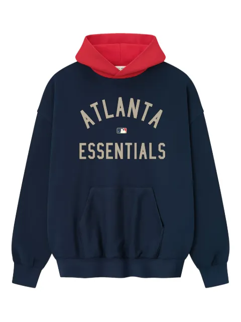 FEAR OF GOD ESSENTIALS hoodie Braves en colaboración con MLB