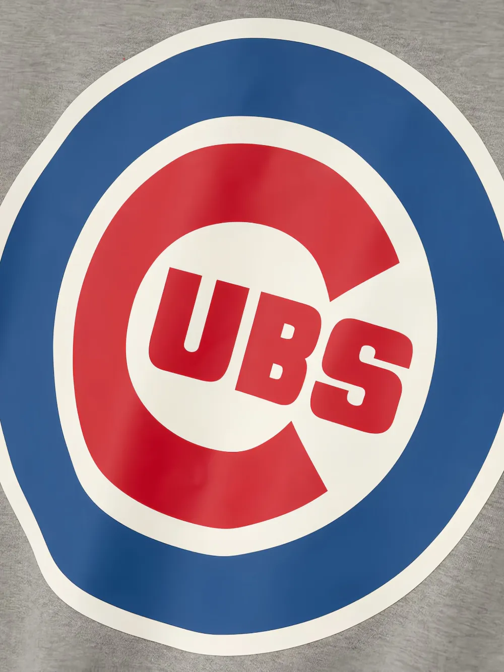 Essentials X Mlb Cubs Graphic Hoodie In Gray