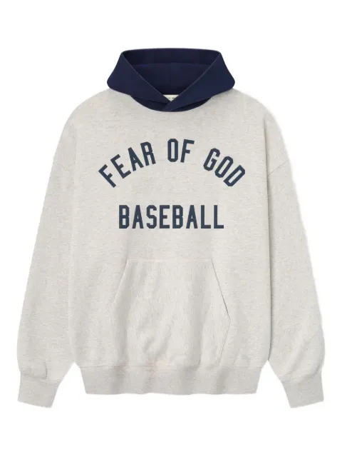 FEAR OF GOD ESSENTIALS hoodie con logo en colaboración con MLB