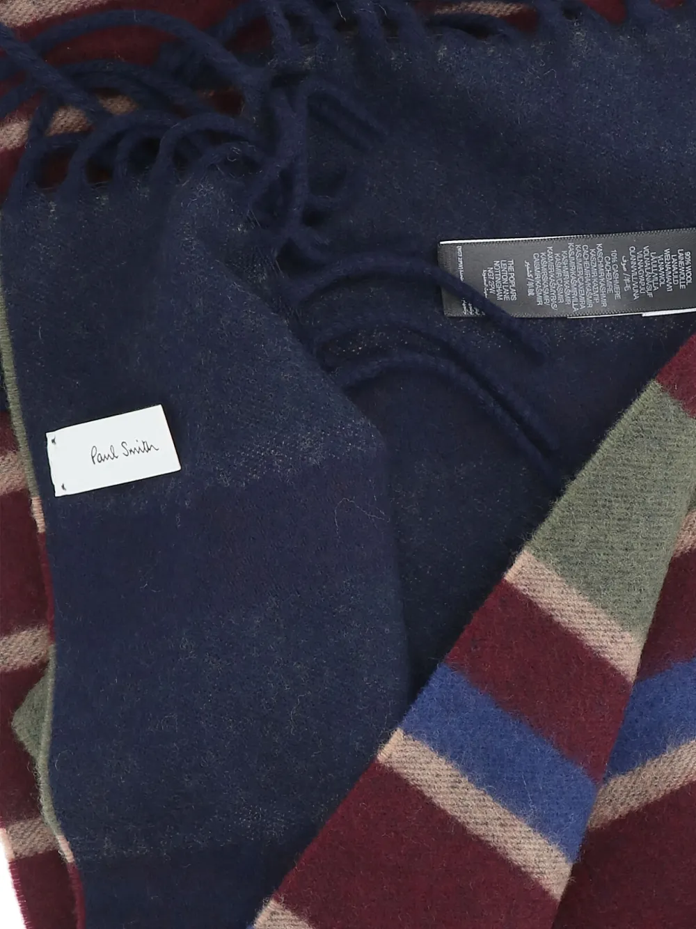 Paul Smith striped scarf - Bruin