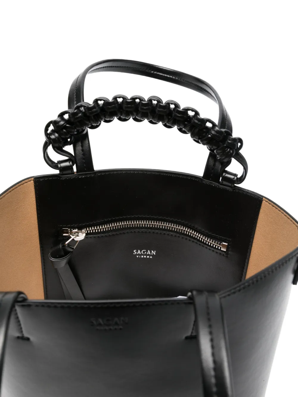 Sagan Pazar Nano Logo-detail Tote Bag In Black