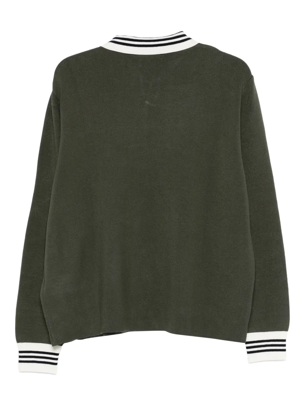 CARNE BOLLENTE striped collar sweater | Knitted Sweaters | Image 2