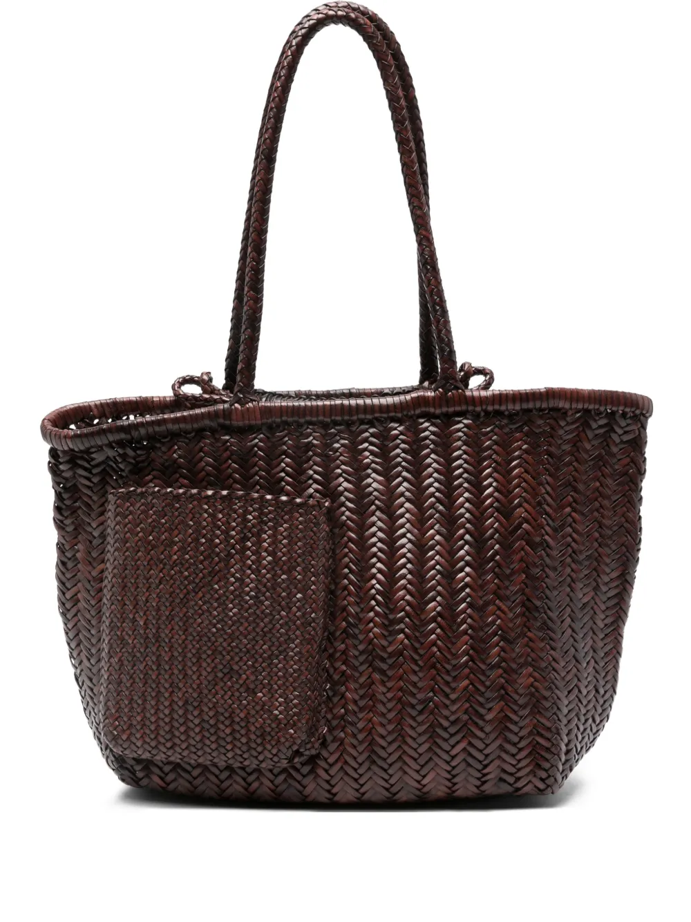 Sagan Pazar Book wide woven tote bag | marrón | Image 1