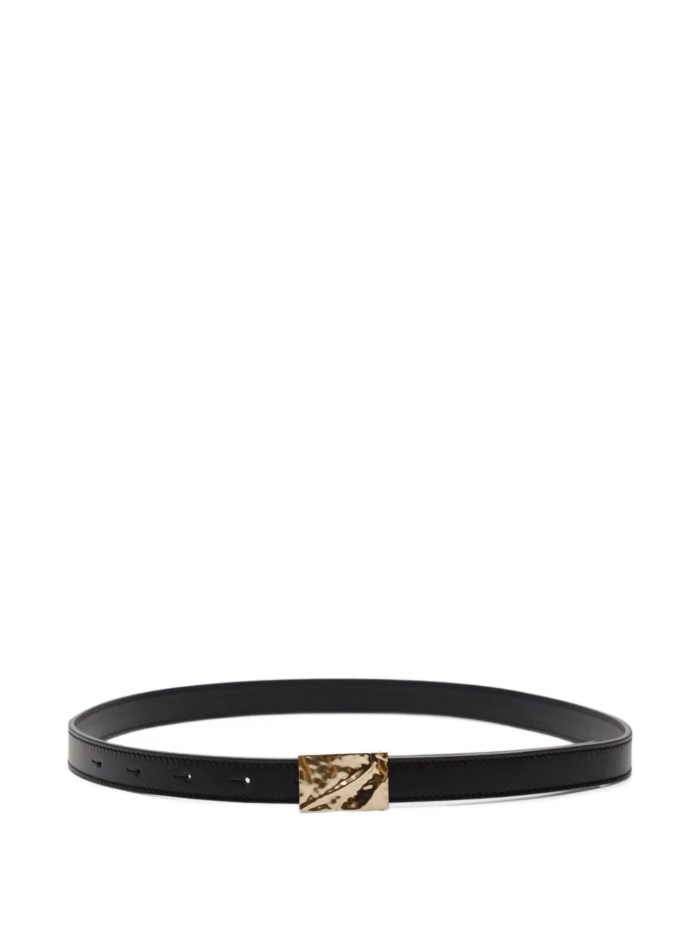Loulou De Saison Minar Buckled Belt In Black