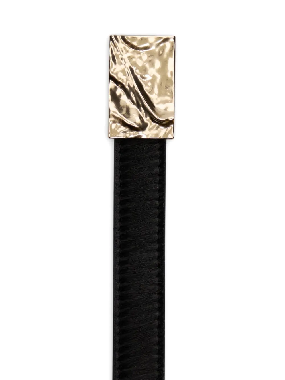 LouLou de Saison Morgan buckled belt - Zwart