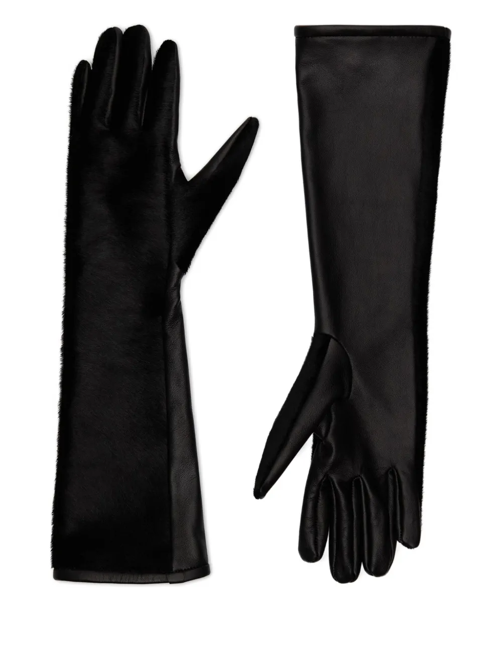 LouLou de Saison Edna leather gloves – Black