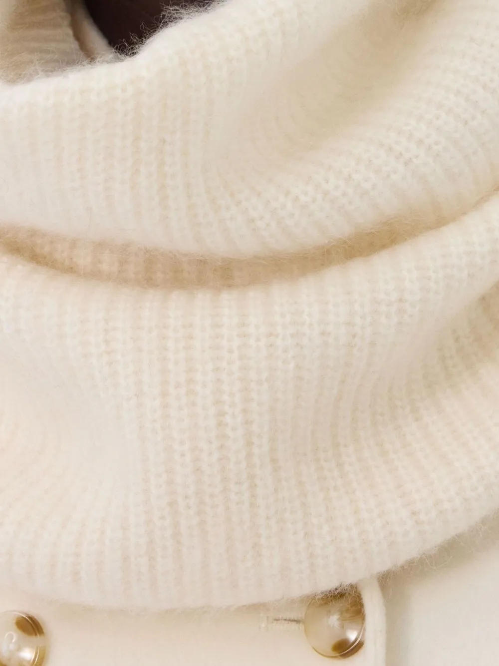 Loulou De Saison Emry Ribbed Scarf In Neutral