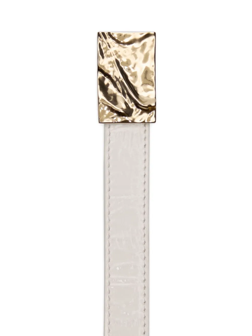 LouLou de Saison Orja leather belt - Wit