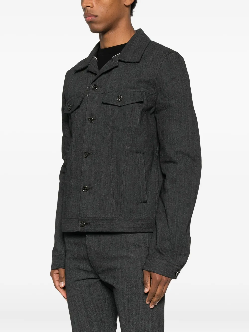 BUTTONED SHIRT JACKET