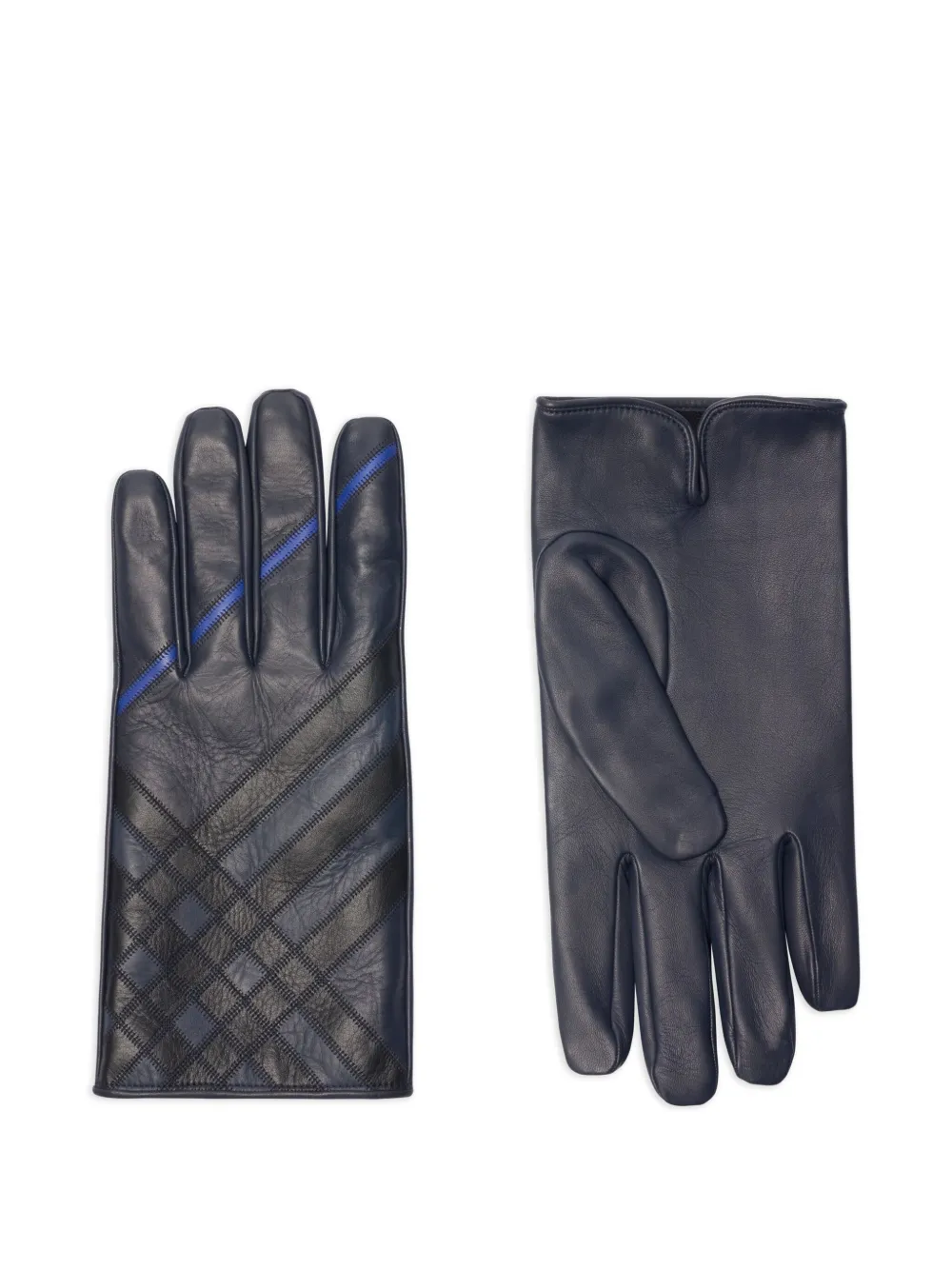 Burberry Leren handschoenen - Blauw