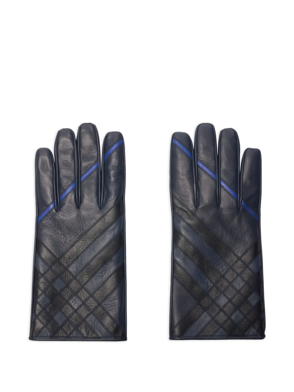 Burberry leather gloves | Blue | Image 1