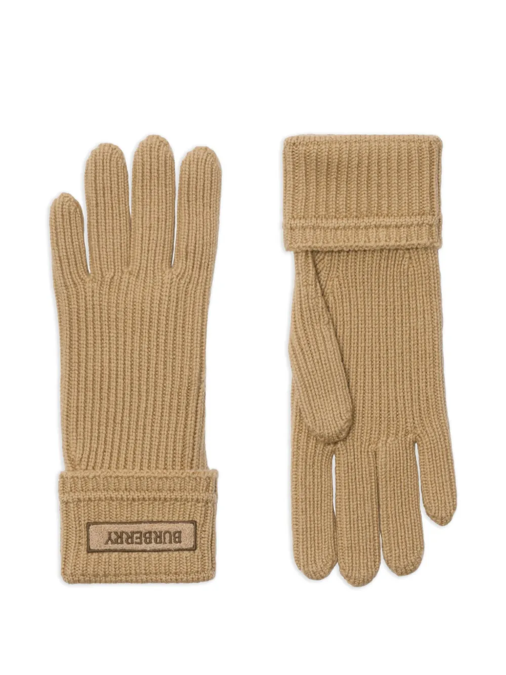 Burberry logo-patch gloves | Men | Image 2