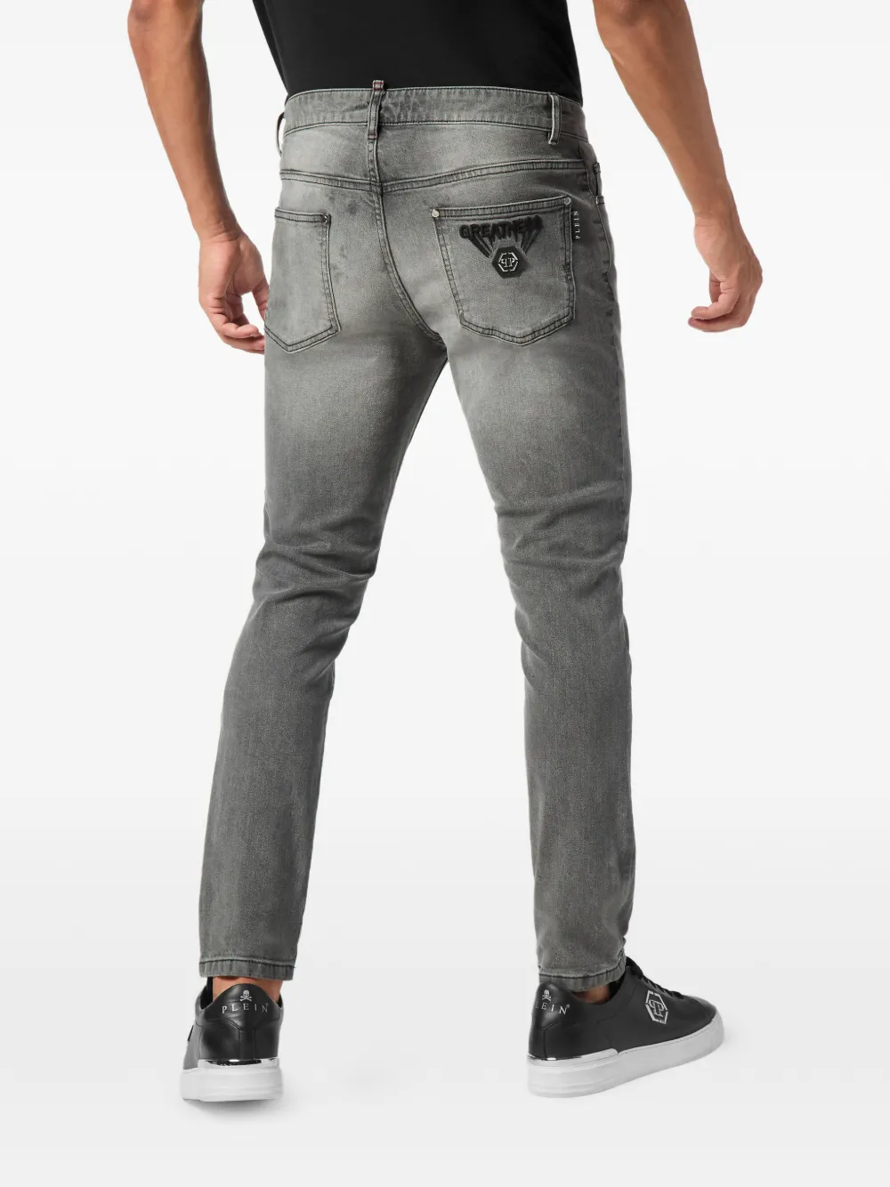 Philipp Plein Greatness skinny jeans Grijs