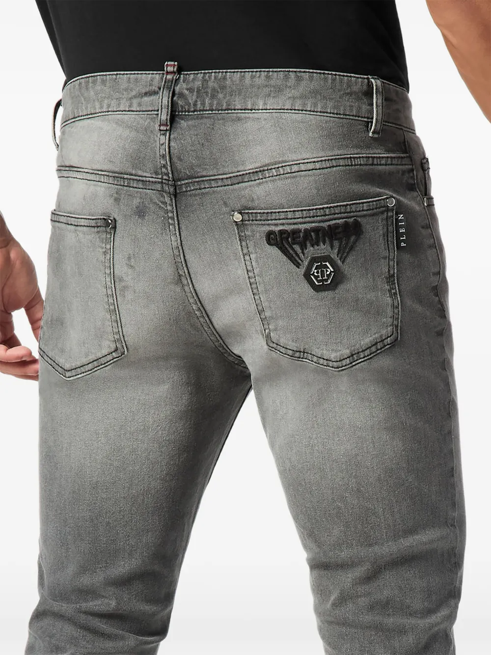 Philipp Plein Greatness skinny jeans Grijs