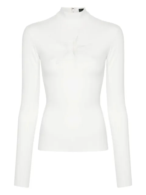 Mugler star-cut high-neck top