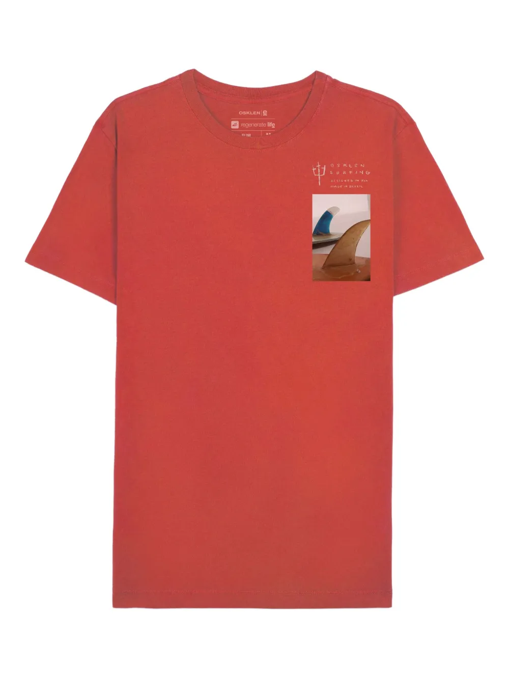 Osklen Stone Surfboards T-shirt In Red