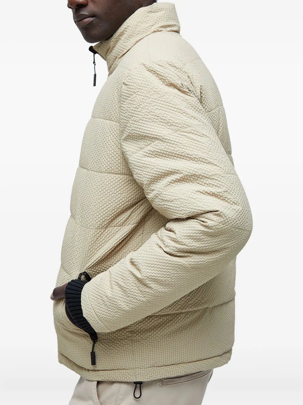 Osklen Omkeerbaar gewatteerd jack Beige